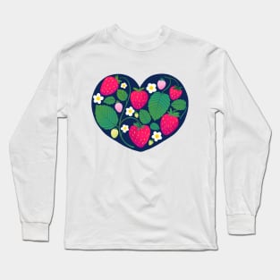 Strawberry heart Long Sleeve T-Shirt